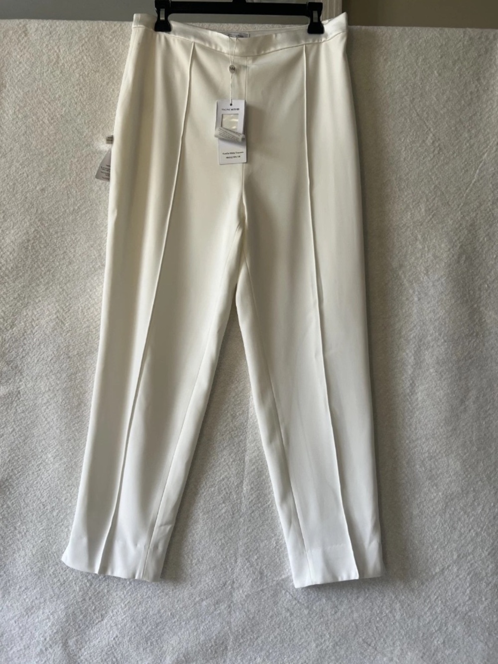 Nadine Merabi White High Rise Pants Womens Size 8